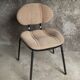 Beige brown fabric office chair, 1980s