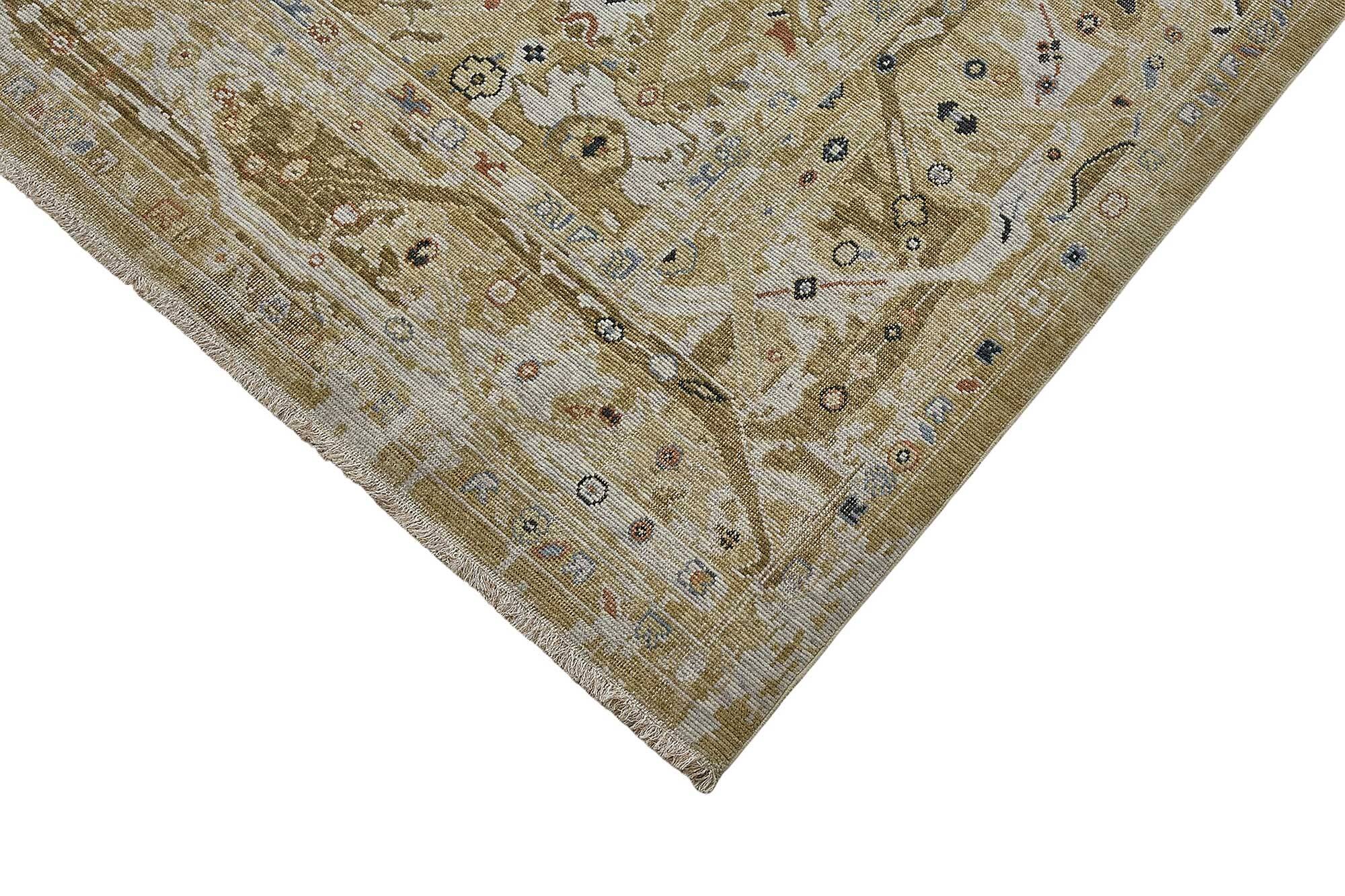 Turkish Handcrafted Loom Oushak Rug 206 cm x 292 cm