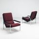 Rob Parry pair of Lotus lounge chairs Gelderland Netherlands 1960