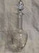 Antique engraved crystal carafe – floral decoration – matching Saint-Louis