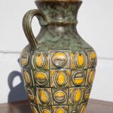 West Germany Uebelacker vase 1681/20, German ceramic vase, flower pot, pottery, decoration