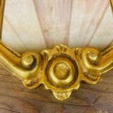 Antique mirror gilded with leaf