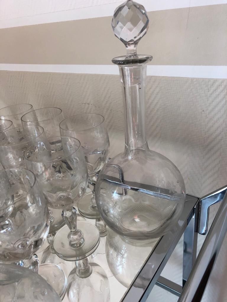Services de verres de différentes tailles