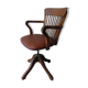 Chaise de bureau en acajou réglable en hauteur