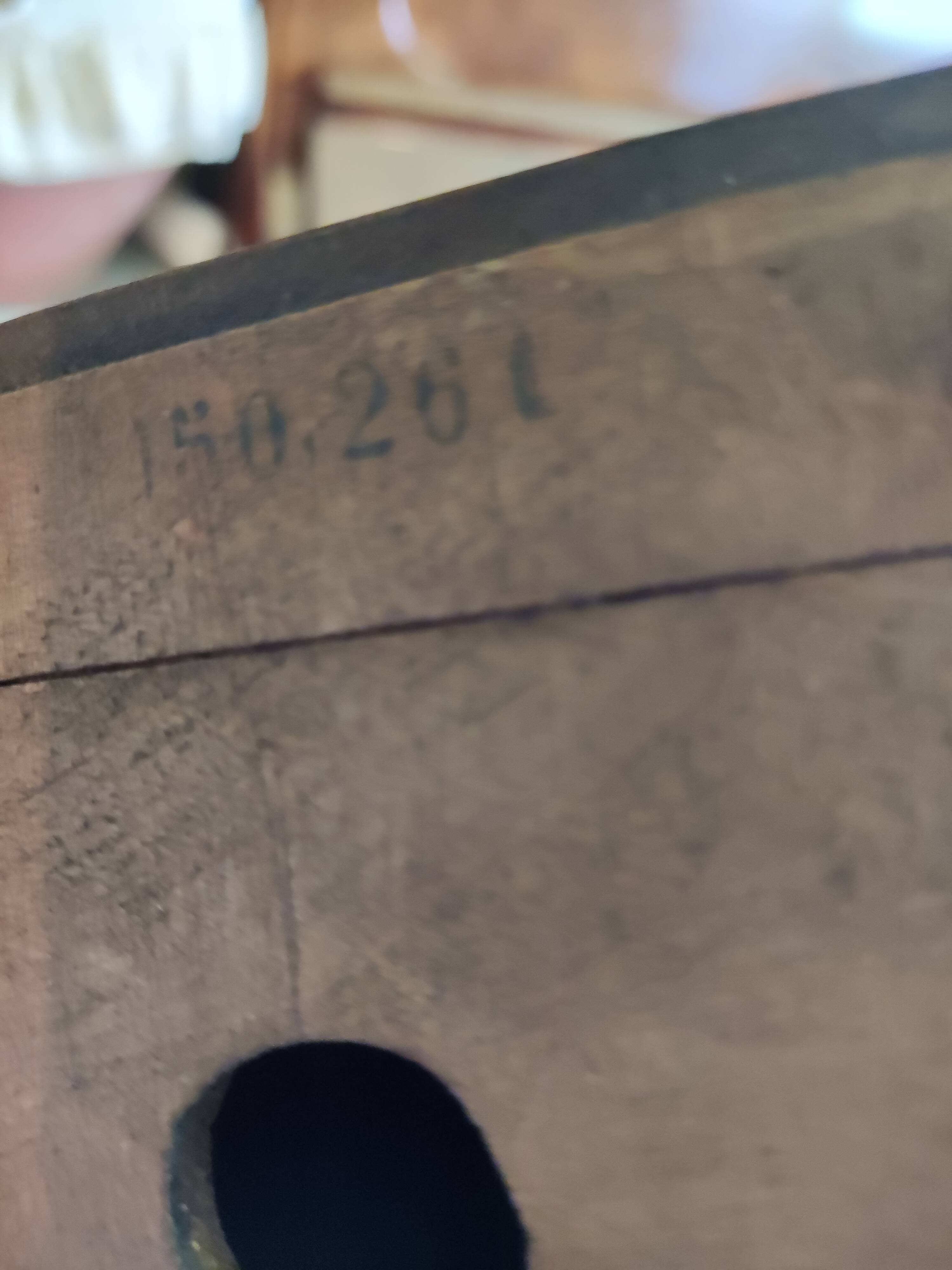 Mahogany wood metronome