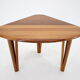 1970s Organic Solid Teak Coffee Table, Denmark