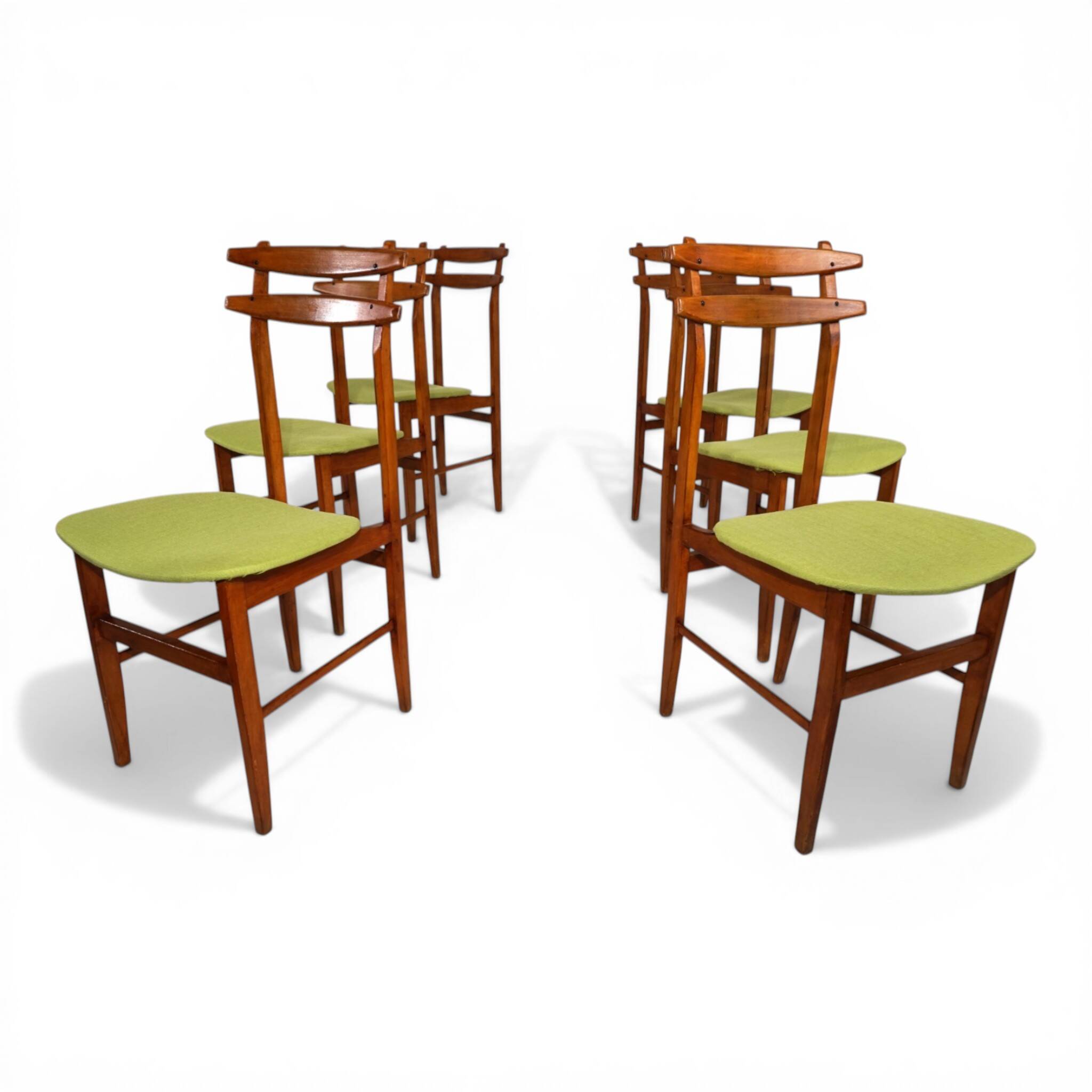 Set of 6 dining chairs by Amma Torino, 1960
