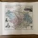 Old map of the department of Aube – Troyes – around 1850