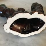 Enamel ceramic tree candlestick