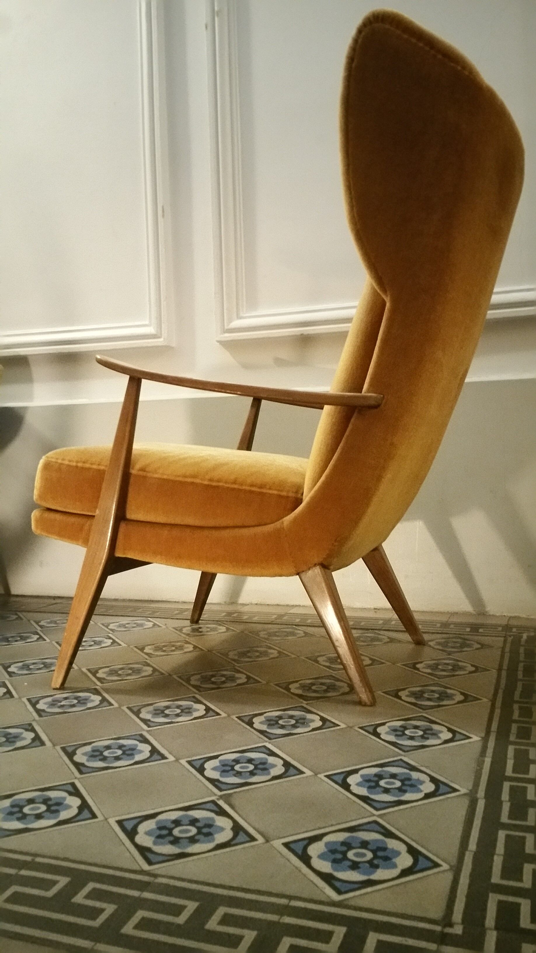 Wing armchair by  Wilhelm Knoll for Antimott