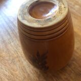 Vintage glazed stoneware vase from Vallauris