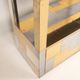 Paul Evans Cityscape Brass and Stainless Steel Bookcase, First Series, 1971