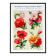Poster featuring carnations, primroses, poppies, and purslane