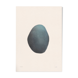 Abstract painting on paper B329 signed eawy