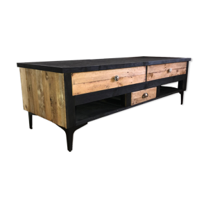 meuble tv vintage industriel