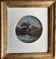 Tableau HSP Miniature "Animated Landscape with Watermill" 19th Century