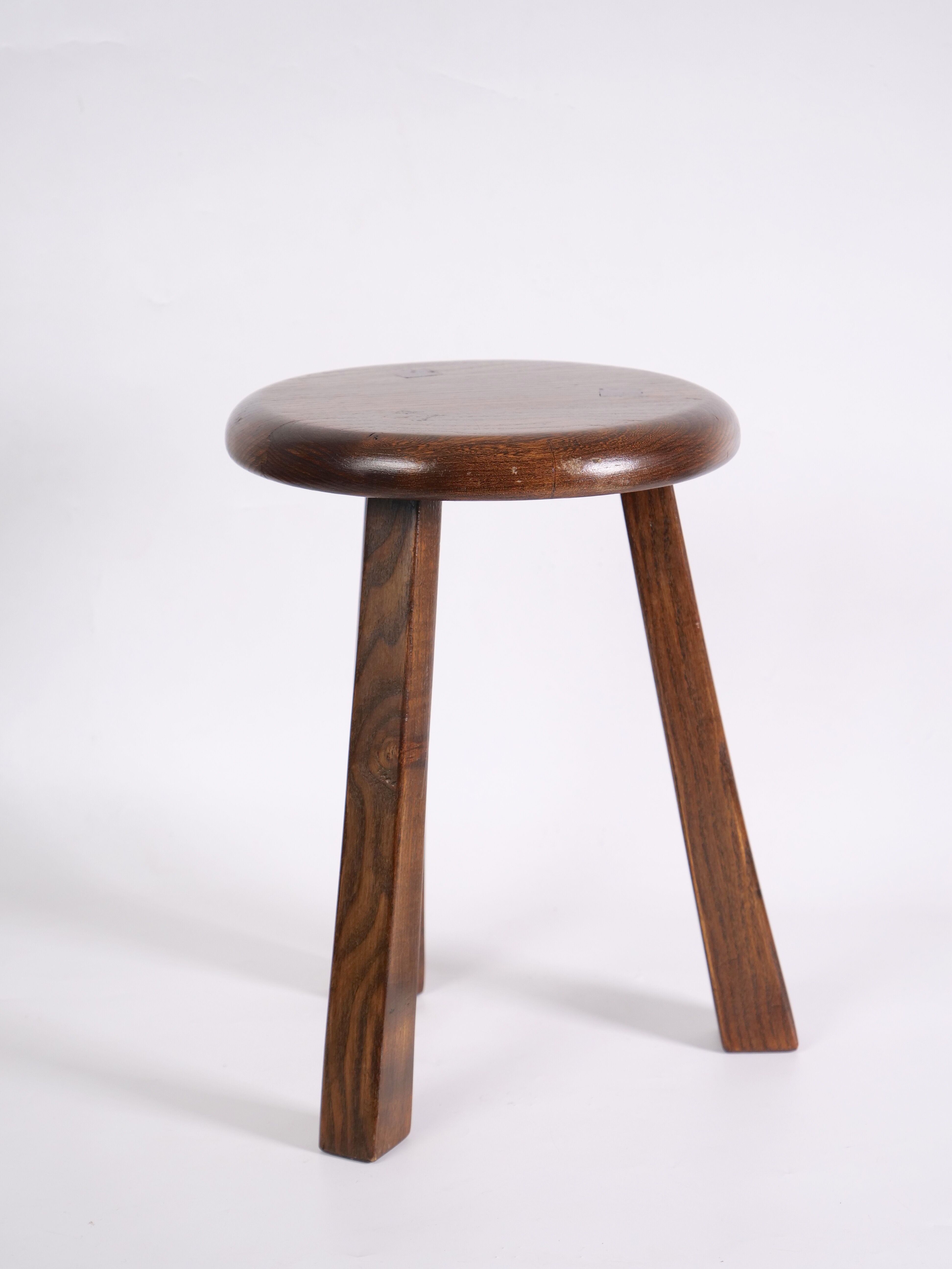 Brutalist tripod stool