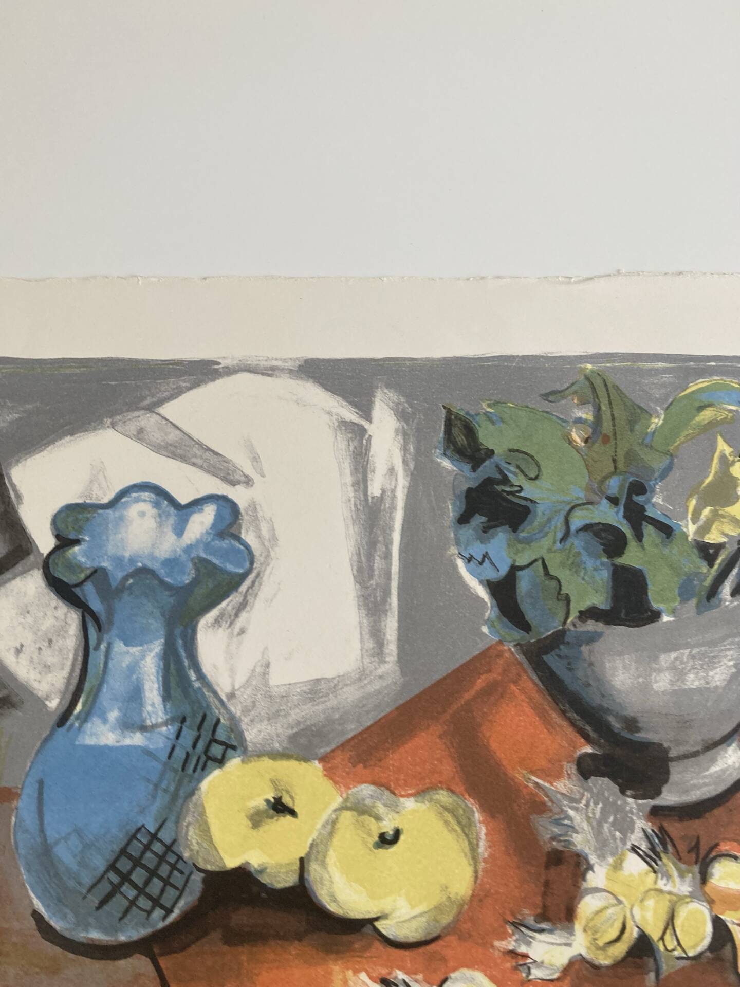 Lithographie signée Georges Lambert - Nature Morte - 1954