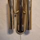 Mid century pair of Italian 4-light brass wall lamps, 1960s