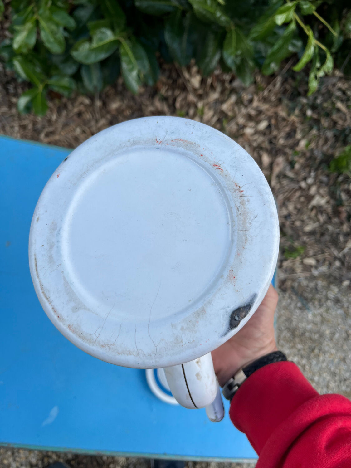 Enamelled coffee maker