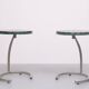 Green Marble top Side tables 1990s Holland