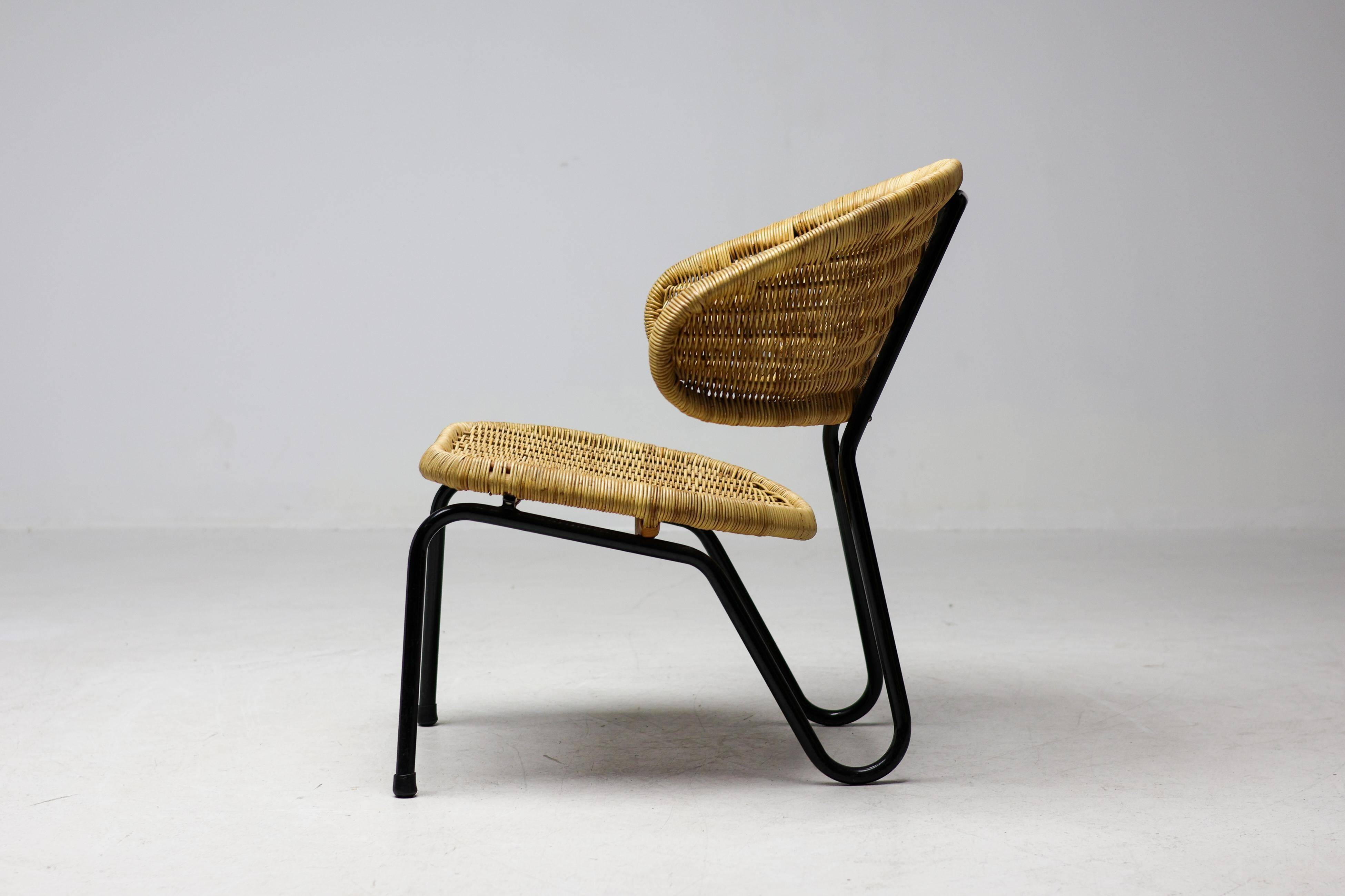 Chaise longue Dirk Van Sliedregt Model No. 568 for Gebr. Jonkers Netherlands, 1954