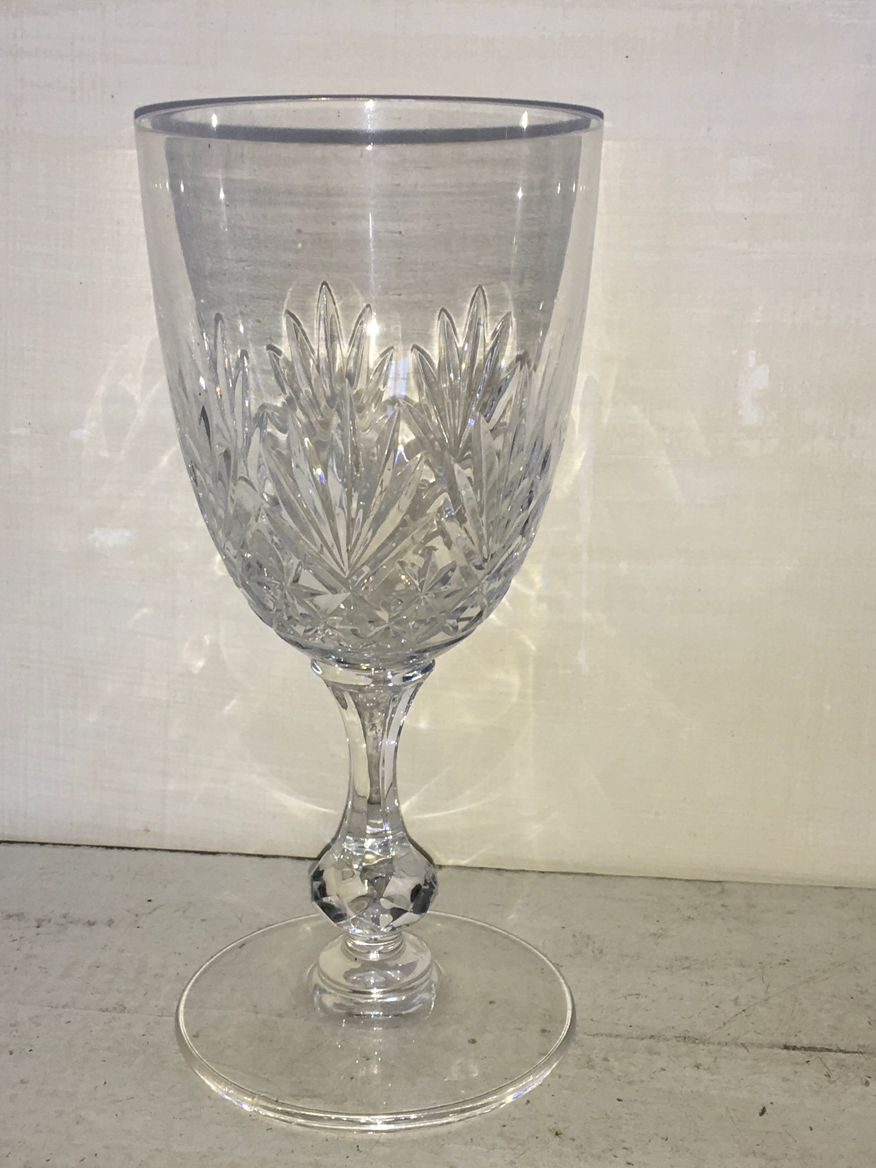 Saint Louis crystal glasses service
