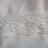 Old sheet - embroidery: 260x210cm