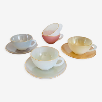 Arcopal Harlequin cups and subcups