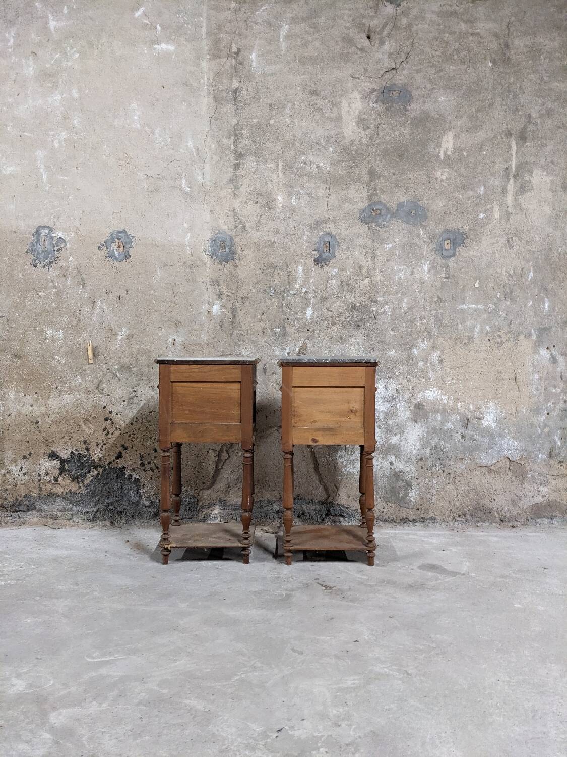 Pair of art deco bedside tables
