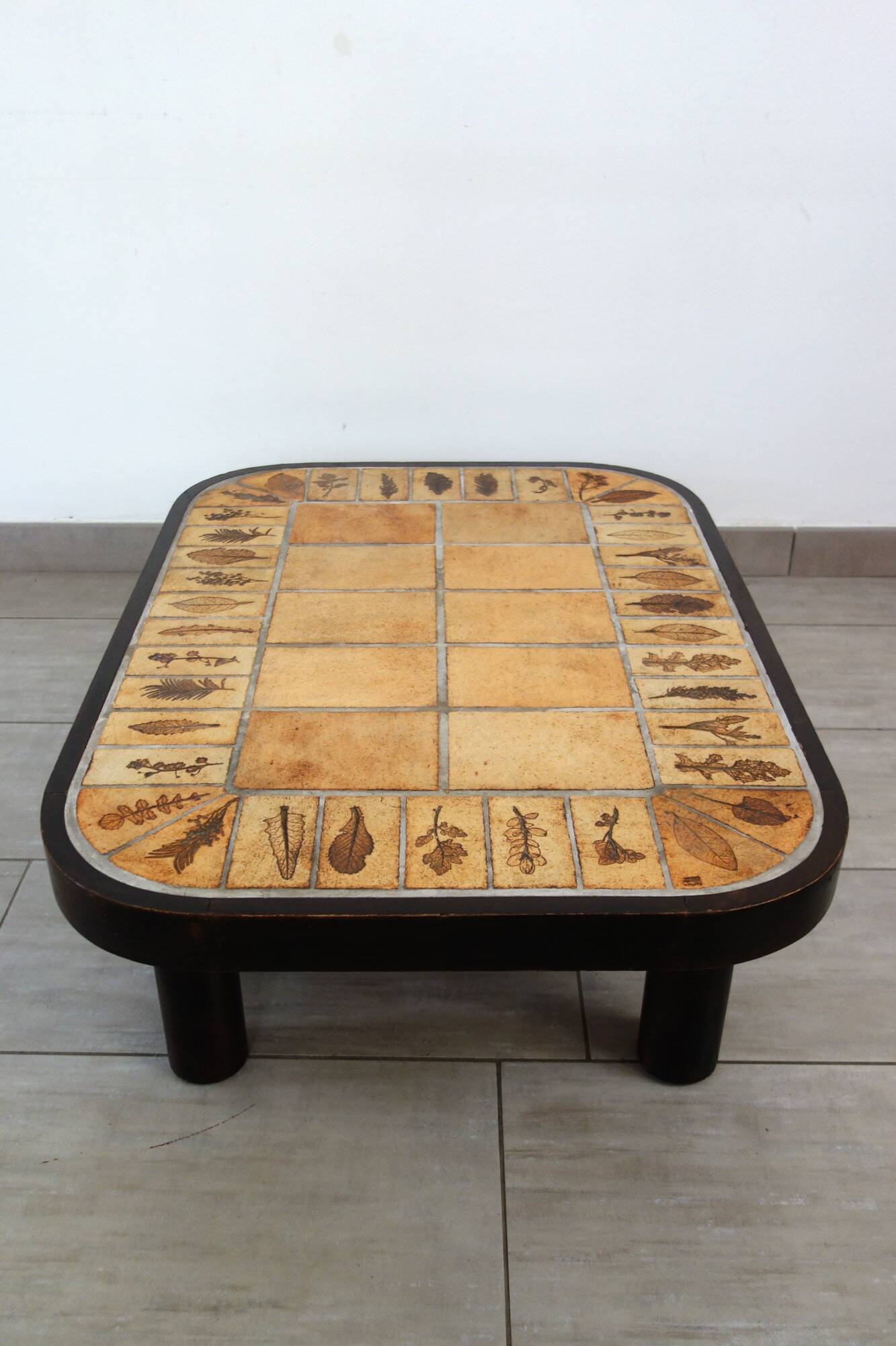 Herbarium Coffee Table by Roger Capron, Vallauris, 1970s