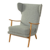 Classic wingback armchair from the 1950s
