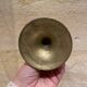 Mother-of-pearl and gilded brass candlestick