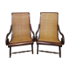 Deux fauteuils coloniaux planteurs
