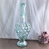 Decanter shaped bunch of grapes from Vetreria Estrusca Italy vintage