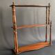 Napoleon III wall shelf in turned wood, 19th century