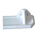 Ceramic wall shelf for bathroom