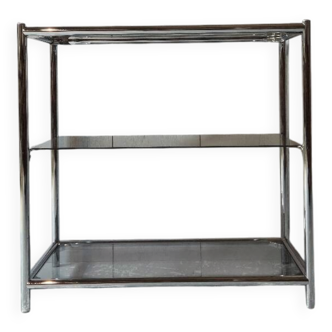 Étagère chromée 
