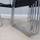 Omstack vintage metal chairs BIEFFEPLAST 1970s