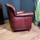 Fauteuil en cuir de mouton
