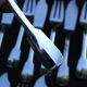 12 fish cutlery in silver metal uniplat cluny