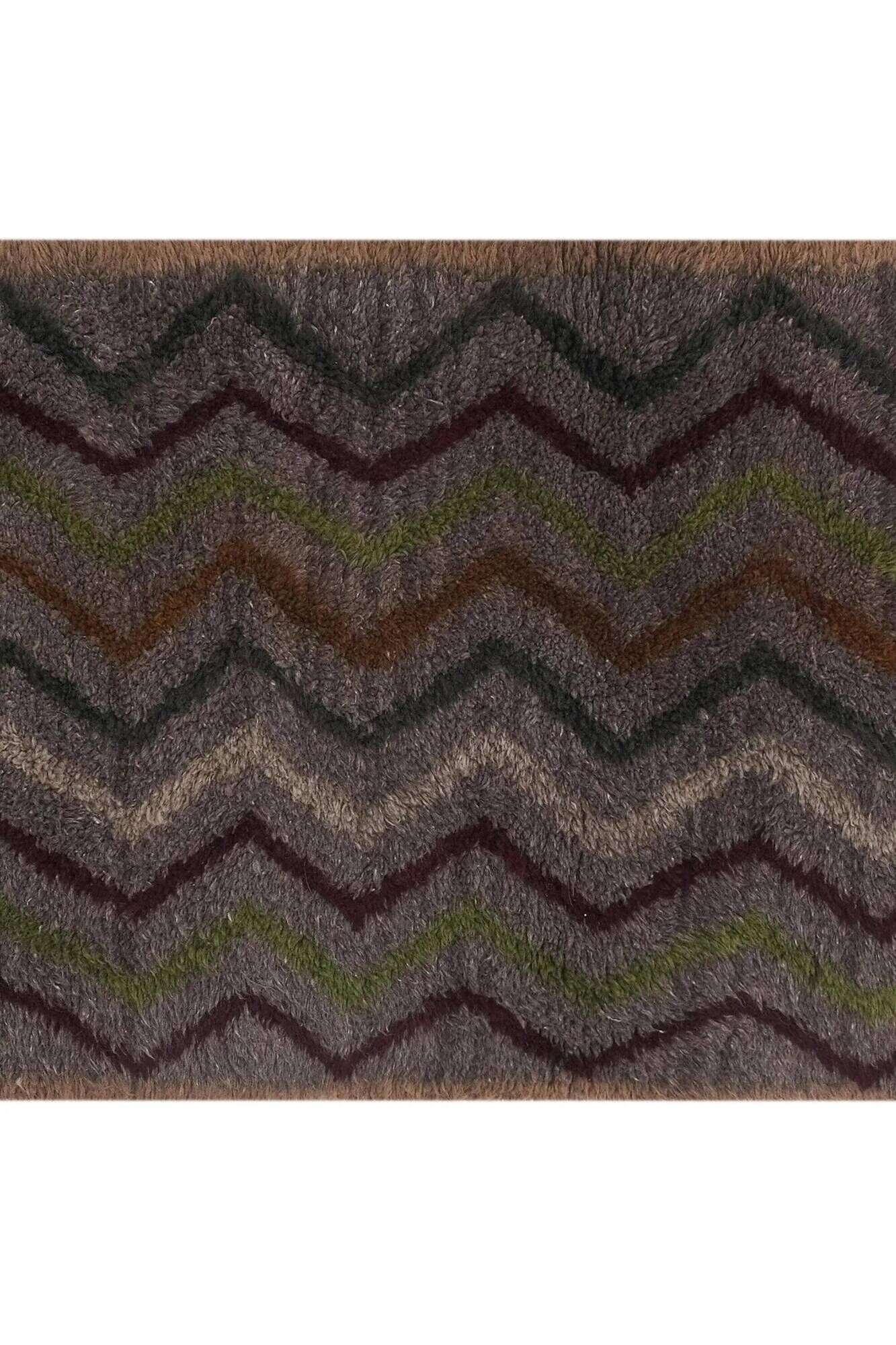 Vintage Turkish hallway rug 87x214 cm