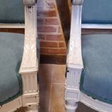 Pair of Louis XVI style armchairs