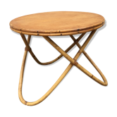 Table basse en rotin diabolo