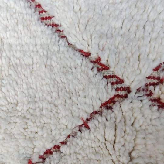 Berber carpet beni ouarain red diamond 170 X 250 cm