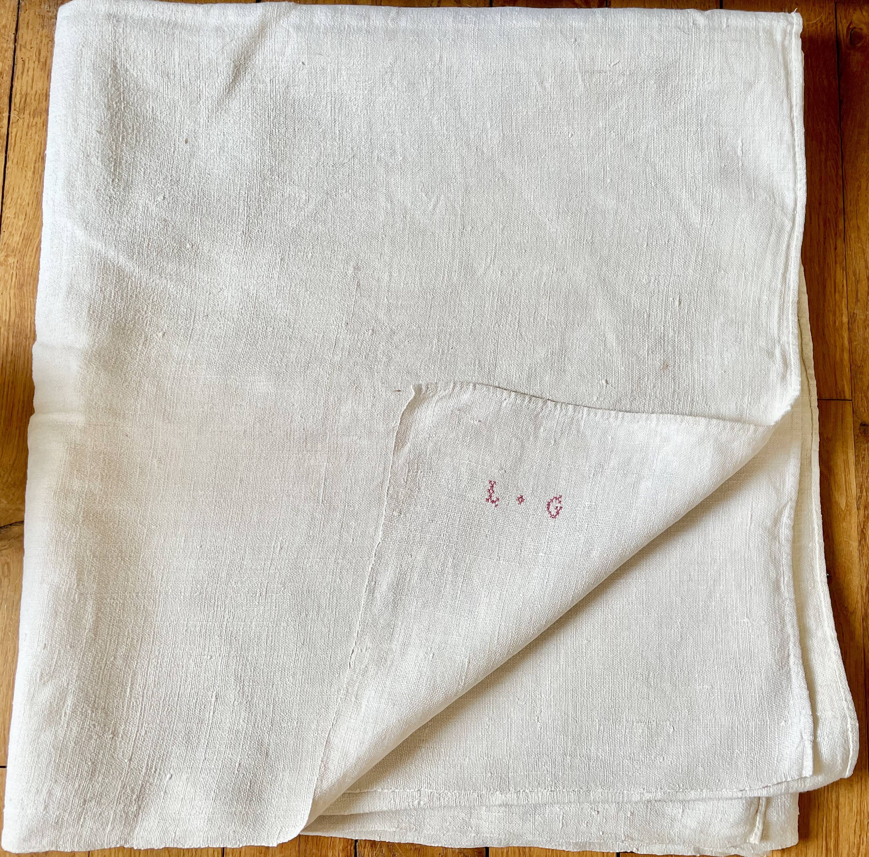 Old hemp linen cloth