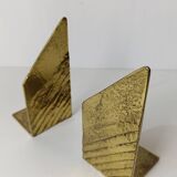 Pair of brutalist bookends
