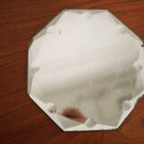 Octagonal mirror beveled 18x18cm