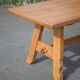 Antique wooden farmhouse table, wooden table, dining room table, brutalist, chalet, country,