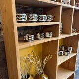 Raw wood shelf